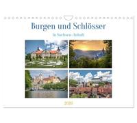 Castles and palaces UK-Version (Wall Calendar 2026 DIN A4 Landscape), CALVENDO 12 Month Wall Calendar