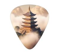 castles in Spain Guitar picks, thin, medium, heavy, 12 pieces, suitable for guitar, bass, electric guitar, ukulele, wear-resistant guitar picks,