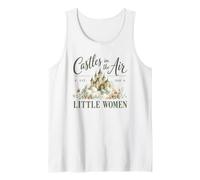 Castles in the Air Little Women Vintage Book Quote Tank Top