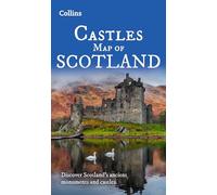 Castles Map of Scotland – Explore Scotland's Ancient Monuments – Collins Pictorial Maps