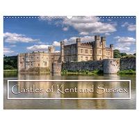 Castles of Kent and Sussex (Wall Calendar 2027 DIN A3 landscape), CALVENDO 12 Month Wall Calendar: Picturesque and historically fascinating castles in ... English counties of Kent and Sussex.