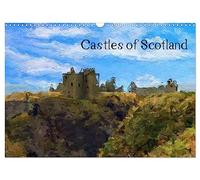 Castles of Scotland (Wall Calendar 2027 DIN A3 landscape), CALVENDO 12 Month Wall Calendar: Twelve beautiful painting of Scottish Castles by artist Graeme Heddle