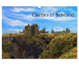 Castles of Scotland (Wall Calendar 2027 DIN A3 landscape), CALVENDO 12 Month Wall Calendar: Twelve beautiful painting of Scottish Castles by artist Graeme Heddle