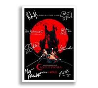 Castlevania Cast Signed Autograph A4 Poster Photo TV Show Series Season Framed Memorabilia Gift (POSTER ONLY)