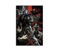 Castlevania Classic Animated Series Dracula The Vampire Alucard The Vampire Hunter Retro Poster Poster Decorative Painting Canvas Wall Posters And Art Picture Print Modern Family Bedroom Decor Posters