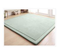 CASTLYE Coral Velvet Kids Rug - 0.79" Baby Play Mat, Crawling Mats for Children, Light green, 39.37x78.74in