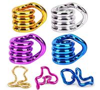 CASTNOO Fidget String Tangles Toy Relax Anxiety Stress Adhd Sensory Aid Twist!Fiddle - Relieve Stress and Increase Patience, Pull - Good for kids with ADD, ADHD or Autism(4 Colors)