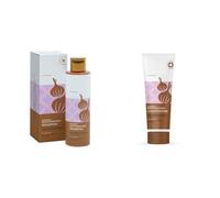 Castor & Black Onion Seed Sulfate-Free Shampoo (200ml) + Castor Conditioner with Onion Black Seed Oil & Bhringraj (100ml) | Anti-Hair Fall Combo | For Dry, Frizzy & Normal Hair| Men & Women