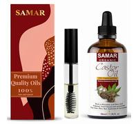 Castor Oil - 100% Pure and Certified Organic, Cold Pressed, Unrefined, Non-GMO. Ideal for Natural Hair Growth Treatment, Boost Eyelash, Eyebrow growth. Best Moisturizer for Skin and Nailcare - 50ml