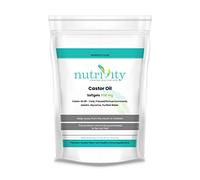 Castor Oil 500mg Soft Gels | Intestinal Help | Constipation Relief | Healthy Hair & Skin | Halal | 2 Months Supply | Made in The UK to GMP Standards by Nutrivity