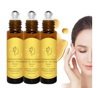 Castor Oil and Frankincense Roller Ball, Castor, Rosehip & Jojoba Oils Frankincense Essential Oil & Resin Infused Roller Ball for Eyes, Castor Oil Roller Ball for Reduce Eye Fine Lines (3)