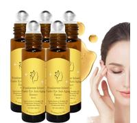 Castor Oil and Frankincense Roller Ball, Organic Castor, Rosehip & Jojoba Oils Frankincense Essential Oil & Resin Infused Roller Ball for Eyes, Castor Oil Roller Ball for Reduce Eye Fine Lines (5)