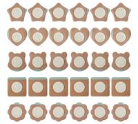 Castor Oil Belly Button Patch 30Pcs Castor Oil Belly Button Patches, Absorbent Self Adhesive Patches, No Wash & Breathable, Mix Shape, Skin Color