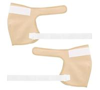 Castor Oil Pack Wrap 2PCS, Reusable Waterproof Leakproof Shoulder Compress with Adjustable Elastic Band, Pad