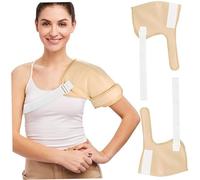 Castor Oil Pack Wrap for Shoulder, 2PCS Reusable Castor Oil Packs, Waterproof Leakproof Castor Oil Wrap, Castor Oil Compress with Adjustable Elastic Band