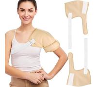 Castor Oil Pack Wrap for Shoulder, 2PCS Reusable Castor Oil Packs, Waterproof Leakproof Wrap, Compress with Adjustable Elastic Band