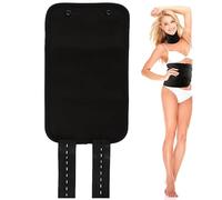 Castor Oil Pack Wrap,Organic Castor Oil Compression Cotton Wrap for Liver Detox, Stomach, Belly & Entire Body,Reusable Machine Washable Anti Oil Leak,Hot/Cold Compress Pads (Oil Not Included) (Black)