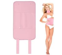 Castor Oil Pack Wrap,Organic Castor Oil Compression Cotton Wrap for Liver Detox, Stomach, Belly & Entire Body,Reusable Machine Washable Anti Oil Leak,Hot/Cold Compress Pads (Oil Not Included) (Pink)
