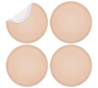 Castor Oil Packs for Breast, 4PCS 9.5 Inch Reusable Soft Castor Oil Breast Pads, Waterproof Leakproof Organic Wrap for Relaxing Sleeping Packs