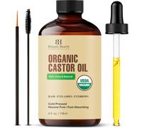 Castor Oil | USDA Certified Organic |100% Pure & Hexane Free | Cold Pressed | Gr