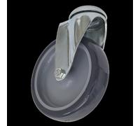 Castor Wheel Bolt Hole Swivel Ø100mm