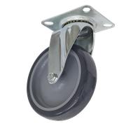 Castor Wheel Swivel Plate Ø100mm - Sealey SCW2100SP New
