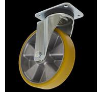 Sealey Swivel Plate Castor Polyurethane 200mm
