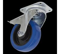Castor Wheel Swivel Plate with Total Lock Ø160mm