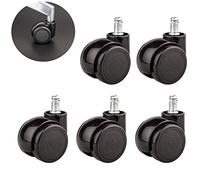 Castor Wheels 2" 50mm Office Chair Caster,Replacement Computer Casters,Heavy Duty Furniture Swivel,al Double,Load 150Kg