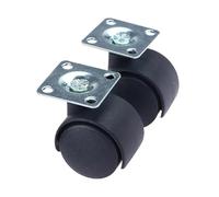 Castor Wheels 2pcs 1.5inch Universal Wheel Swivel Caster Roller Wheel Furniture Office Chair Caster With Brake Casters Wheels(B 1Pair)