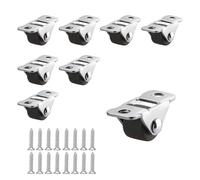 Castor wheels,8 Pcs Directional Wheel Rubber Roller Furniture Mini Casters Fixed Castor Wheels Replacement Casters Cabinet Wheel Mini for Furniture Appliances Drawer Equipment Fixed Castor