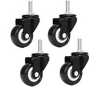 Castor Wheels M8x25mm 4 pieces load-bearing 240kg PU rotating casters trolley furniture caster replacement trolley wheels wheels(Without brake casters) brake casters)