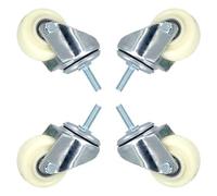 Castor Wheels,Office Chair, Swivel Caster Set of, Heavy Duty Double Bearing Design Locking Stem Casters with Brake of