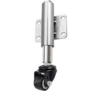 Castor Wheels, Spring Gate Wheels,Heavy-Duty Shock Absorber Rotating Caster,40mm Swivel Castor Wheels(Black,Universal) (Polyurethane Universal)