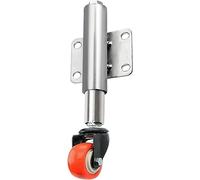 Castor Wheels, Spring Gate Wheels,Heavy-Duty Shock Absorber Rotating Caster,40mm Swivel Castor Wheels(Black,Universal) (Oranje Universal)