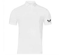 CASTORE 2026 CLUB ESSENTIAL GOLF POLO SHIRT - WHITE