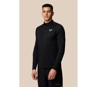Castore Adapt Training 1/4 Zip Top Mens Black Activewear T-Shirts - Size Small