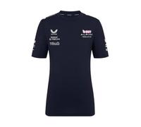 Castore Alpine Racing F1 2025 Kids Team T-Shirt, Navy Blue, M