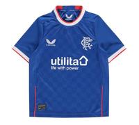 Castore Boys Rangers FC Home Shirt 2022 2023 Blue 7-8 Years