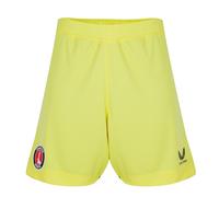 Castore Charlton Athletic Home Goalkeeper Shorts 2022 2023 Adults 2XL Lemon
