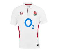 Castore England 2025 Home S/S Classic Shit Kids XL White/Red