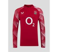Castore England 2025 Performance Drill Top Mens M Red/White