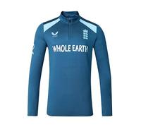 Castore England Cricket Men's Performance Midlayer Top, Navy Ensign, XXL