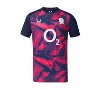 Castore England Cricket Men's Performance Short Sleeve Tee | Official 26/27 Training Kit | Lightweight, Iconic England Crest | Mens Cricket Shirts (Navy Ensign)