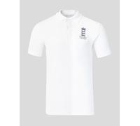 Castore England Cricket Unisex Essentials Crest Short Sleeve Polo, XXL