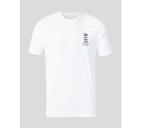 Castore England Cricket Unisex Essentials Crest Short Sleeve Tee, Arctic White, L