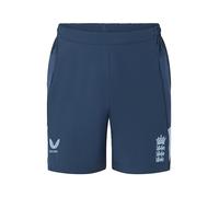 Castore England Cricket Unisex Kids Performance Shorts, Airy Blue, 14Y