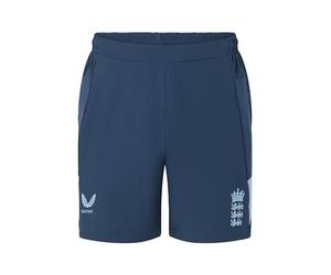 Castore England Cricket Unisex Kids Performance Shorts, Airy Blue, 14Y