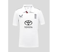 Castore Unisex Kids 26/27 England Cricket Test Shirt 7-8 (S) White