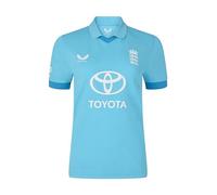 Castore England Cricket Women's ODI Replica Short Sleeve Shirt, 6
